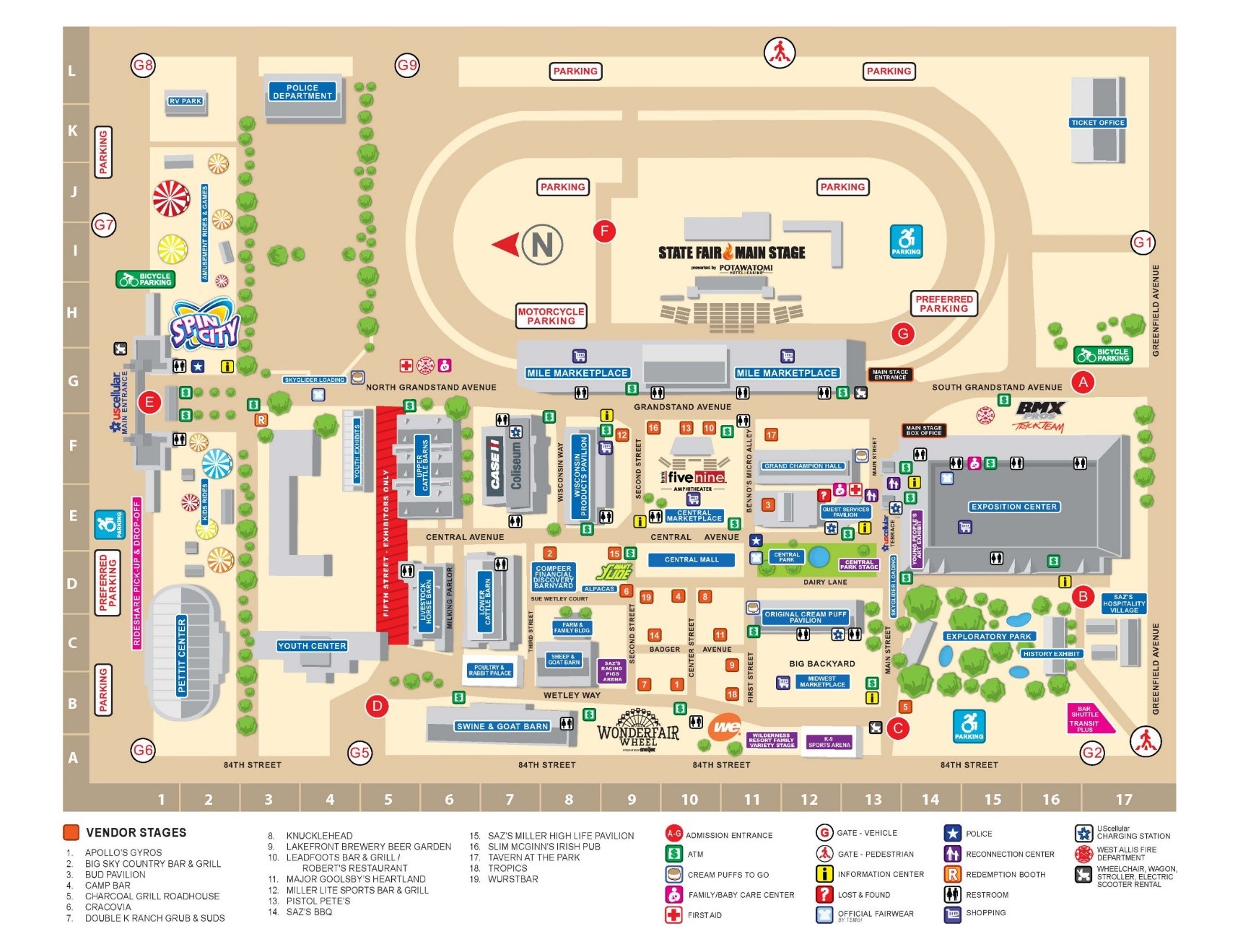 State Fair Map